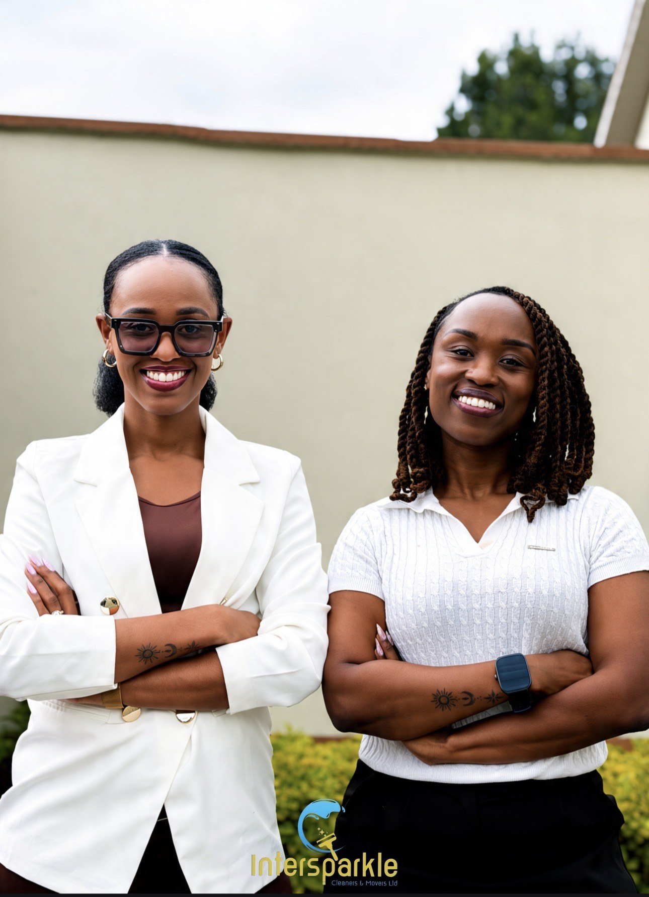 The two directors of Intersparkle Cleaners & Movers